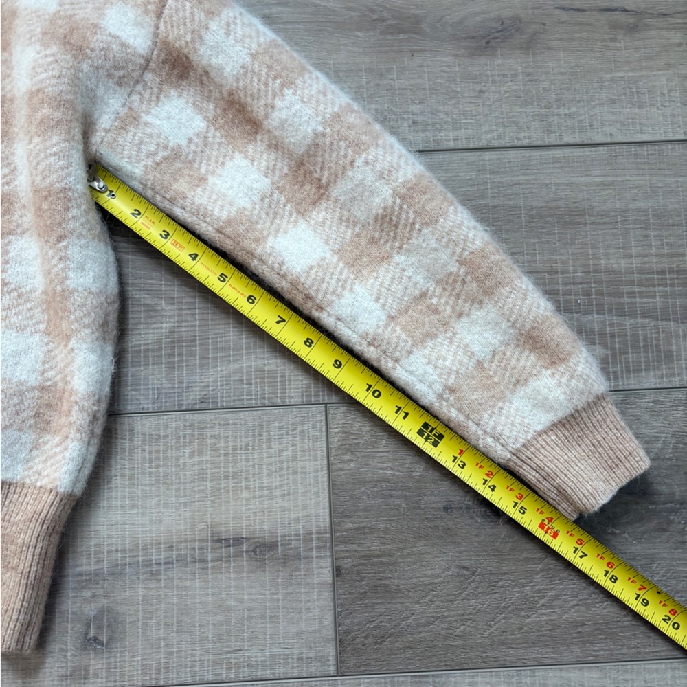 Sezane Becky Plaid Gingham Jumper - Picture 12 of 14